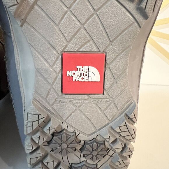 The North Face Nuptse Purna A0Z3 Insulated Waterproof Boots Gray US 9.5 - Picture 13 of 13